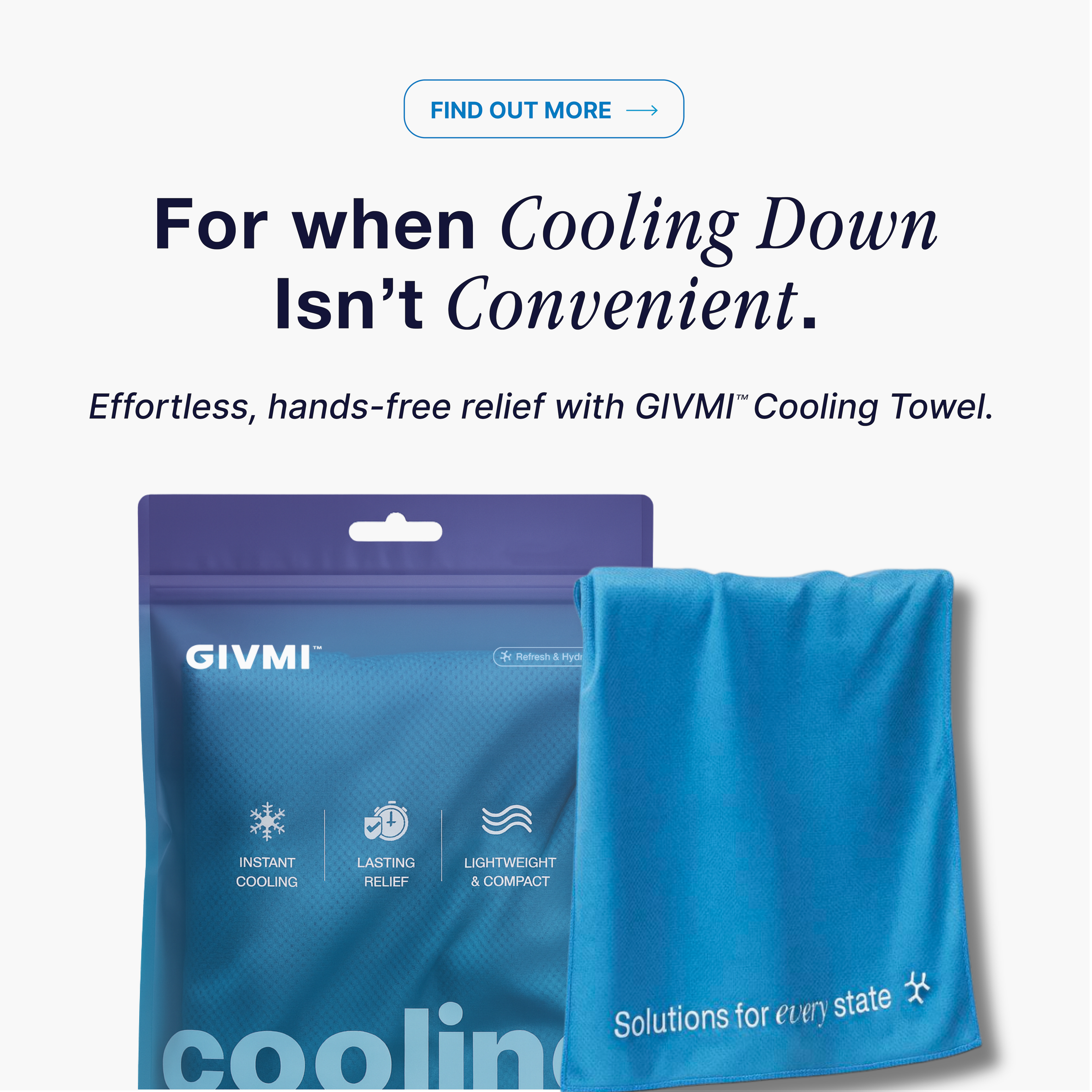 GIVMI Cooling Towel