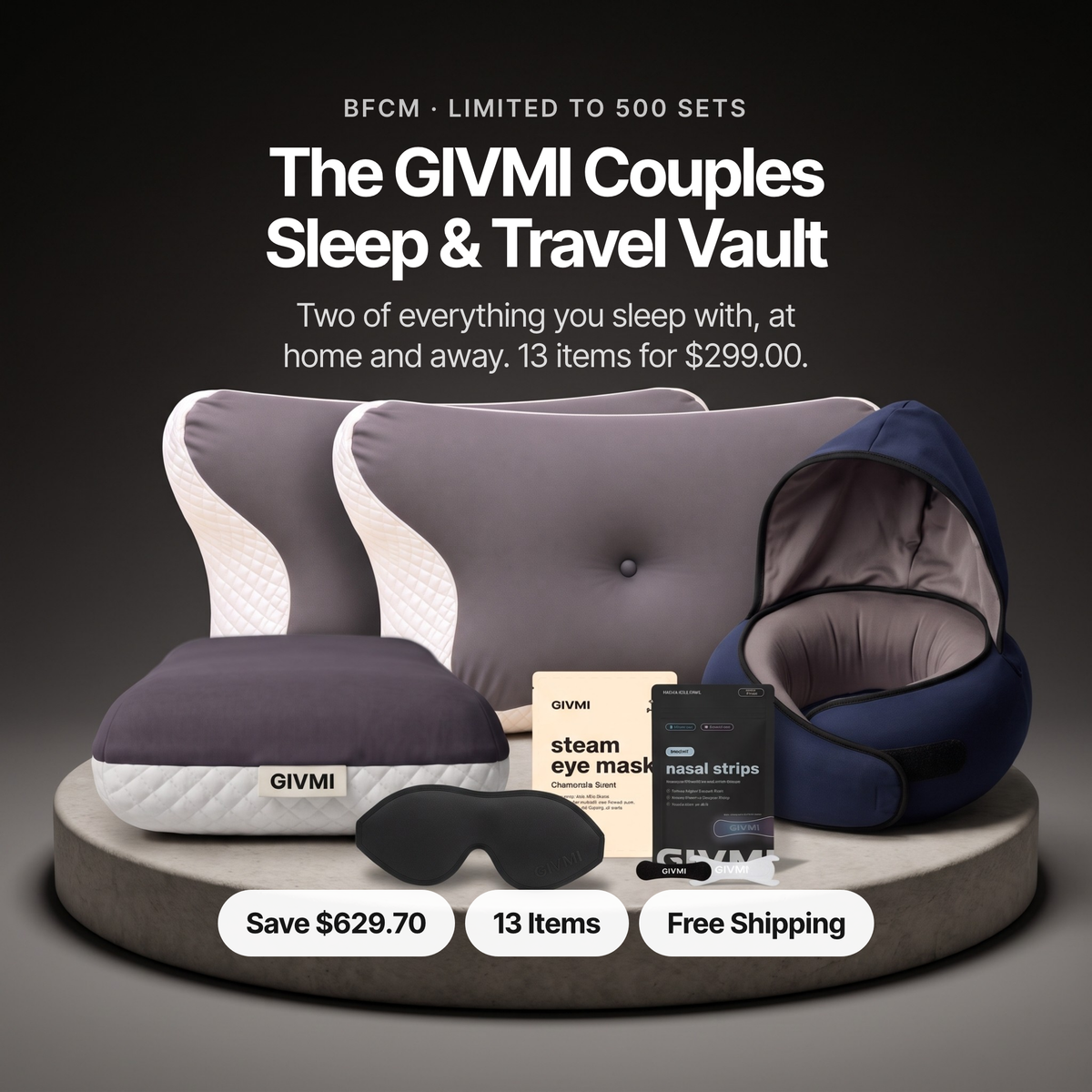 Couples Sleep & Travel Vault – image 1 of 8